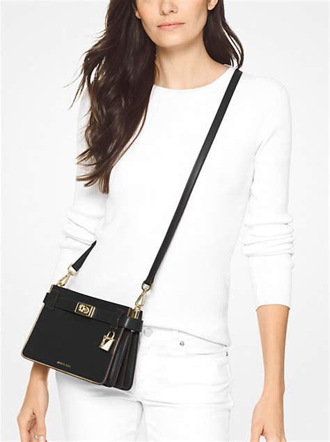 michael kors tatiana small leather crossbody bag|Tatiana Small Two.